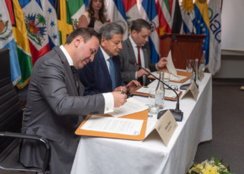 The inauguration ceremony for the second term as Executive Secretary of Alfonso Blanco Bonilla was held