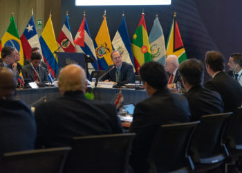 XLIX Reunión de Ministros de Olade contó con presentaciones magistrales de Paul Simons, Director Ejecutivo de la Agencia Internacional de Energía y Roland Roesch, Subdirector del Centro de Innovación y Tecnología de IRENA.