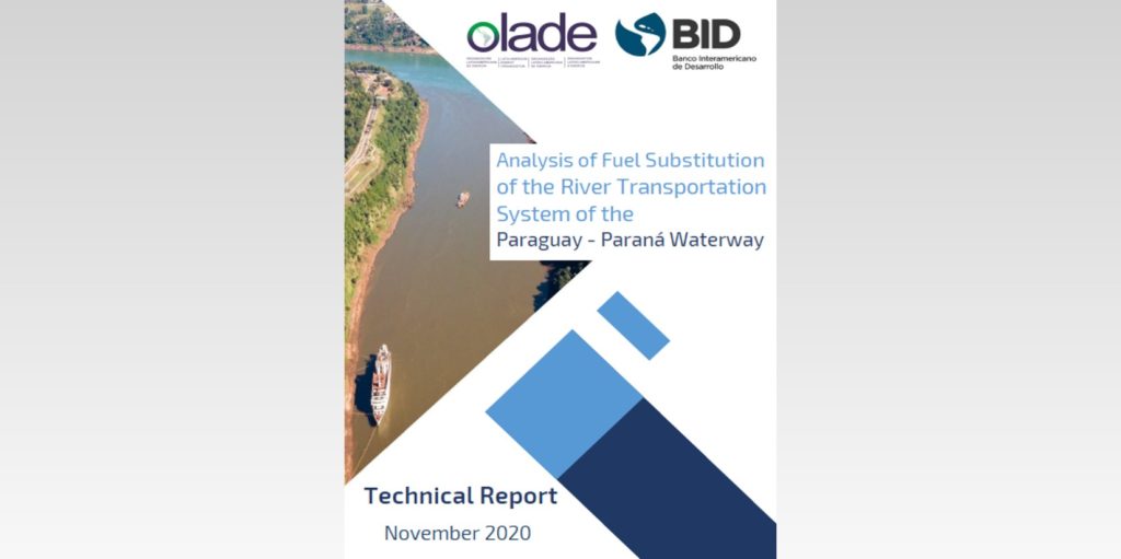Analysis of fuel substitution of the river transportation system of the Paraguay - Paraná Waterway