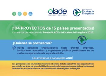 104 proyectos de 15 países compiten en el Premio OLACDE a la Excelencia Energética 2025