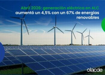 Abril 2026: generación eléctrica en América Latina y el Caribe aumentó un 4,5% con un 67% de energías renovables