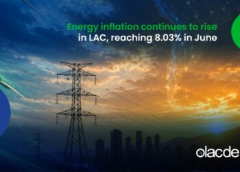 Energy inflation continues to rise in Latin America and the Caribbean, reaching 8.03% in June