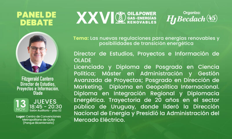 Image for the Tweet beginning: 📌 #OLADE presente en el