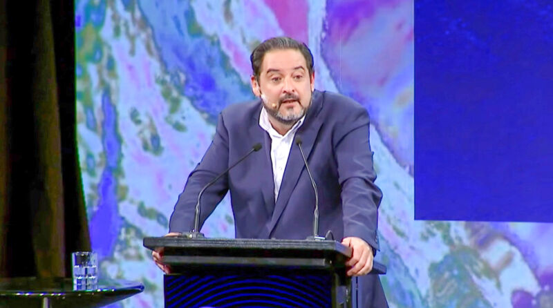 Image for the Tweet beginning: #CongresoFuturo2026

The Executive Secretary of #OLACDE,