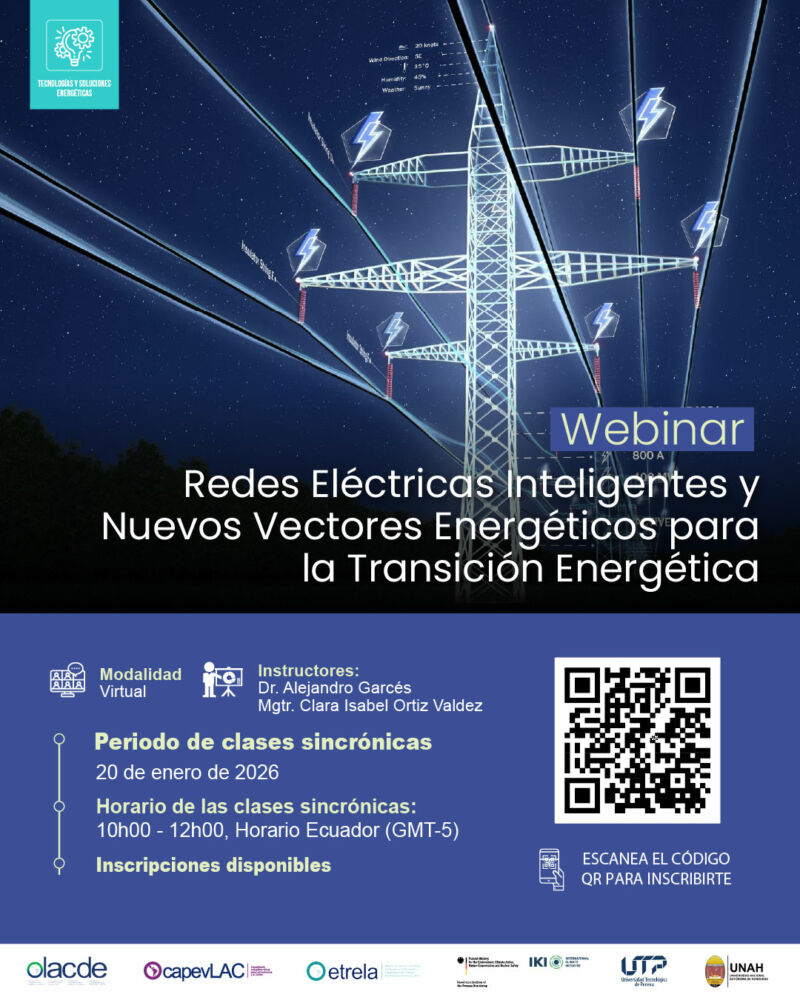 Image for the Tweet beginning: 🎓⚡ Te invitamos al webinar