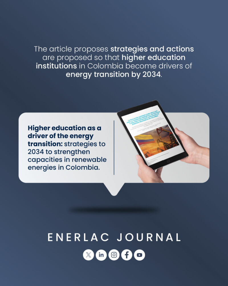 Image for the Tweet beginning: #EnerLAC presents its Volume IX