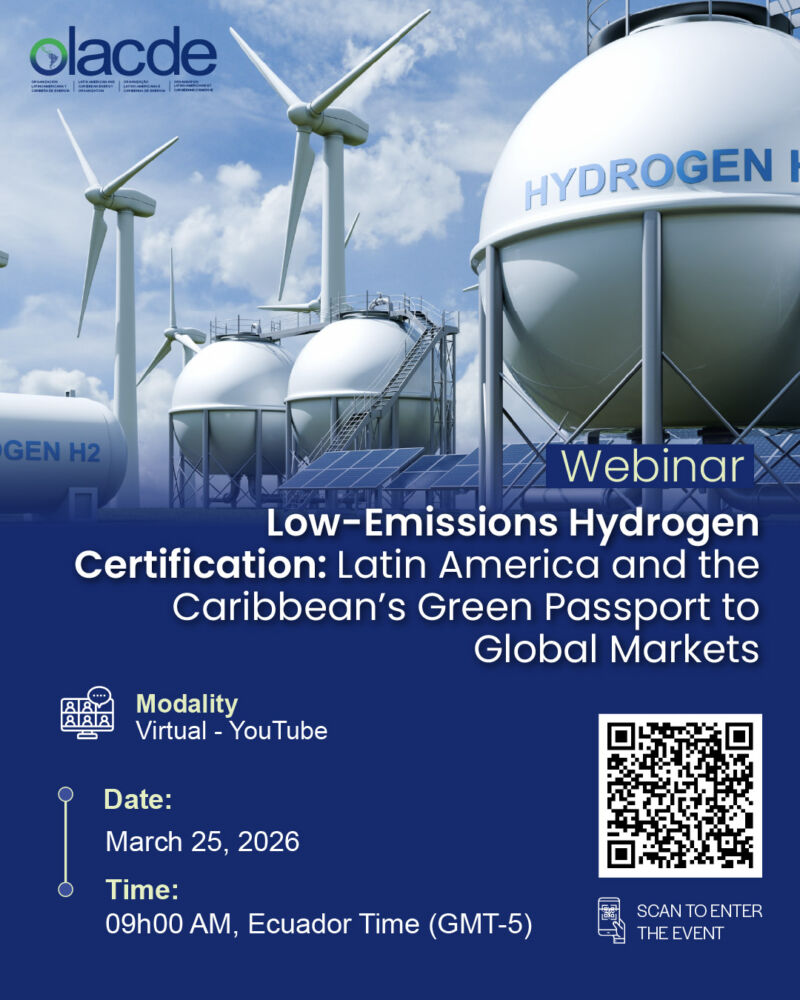 Image for the Tweet beginning: #Webinar on Low-Emission Hydrogen Certification

#OLACDE