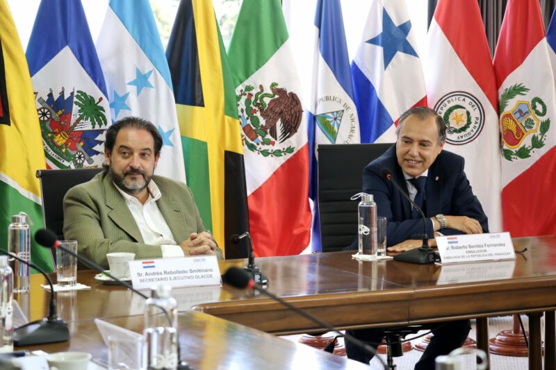 Image for the Tweet beginning: #OLACDE recibió hoy la visita