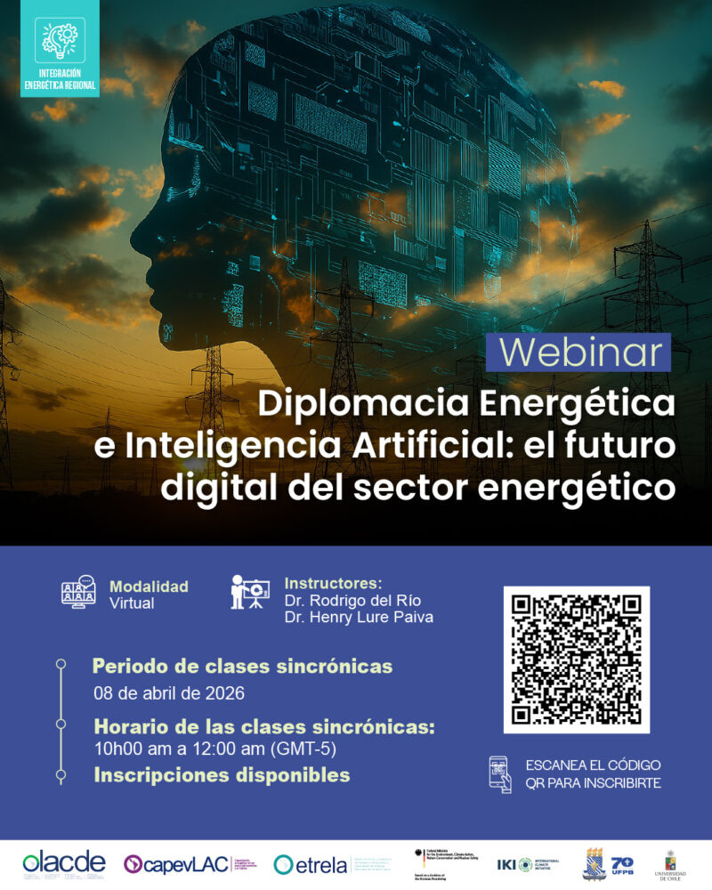 Image for the Tweet beginning: #Webinar: Diplomacia Energética e Inteligencia
