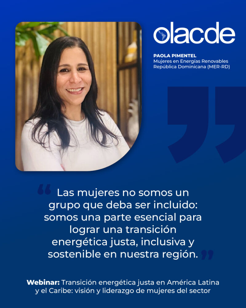 Image for the Tweet beginning: Durante el webinar “Transición energética